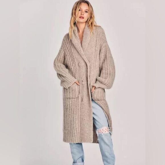 Free People LOVESHACKFANCY
GILLIES DUSTER / size M-L - Picture 1 of 11